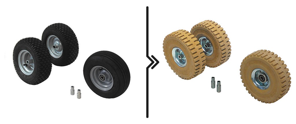 διαφ τιμή. από standard σε μη σήμανση τροχούς (3 τροχούς)